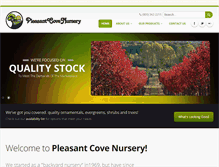 Tablet Screenshot of pleasantcovenursery.com